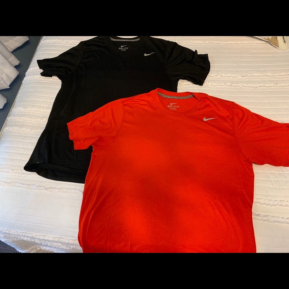 Two Nike Dro-Fit shirts